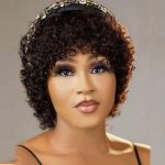 12A Brazilian Human Hair Short Curly Wig High Quality Pixie Cut Natural Look