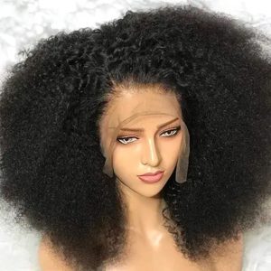 13x4 Frontal Super Double Drawn 300% Density Curly Wig for Thick Hair