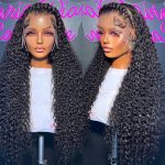 12A Indian 200% Density Water Wave 13*4 Frontal Human Hair Natural Waves