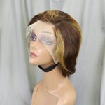 New Style 4*4 Closure Pixie Wig Short Cut 100% Human Hair High Quality