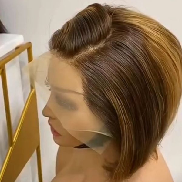 New Style 4*4 Closure Pixie Wig Short Cut 100% Human Hair High Quality