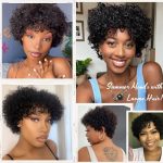 12A Brazilian Human Hair Short Curly Wig High Quality Pixie Cut Natural Look