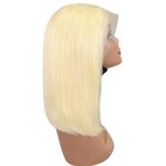 12A Brazilian 613 Light Blonde Bob with 13*4 Frontal Lace Wig Bright Look