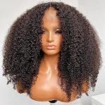 13*4 Frontal Super Double Drawn 300% Density Curly Wig for Thick Hair