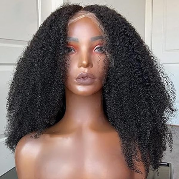 13*4 Frontal Super Double Drawn 300% Density Curly Wig for Thick Hair