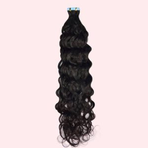 Film Hair PU Extensions: Human Hair Tape-ins, 20 Pieces, 50 Grams