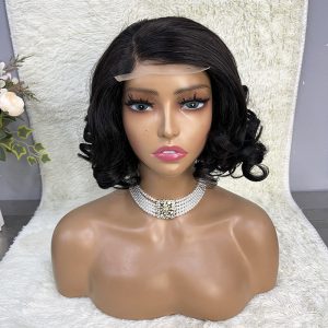 4x4 Loose Curly Bob 100% Human Hair - 4405