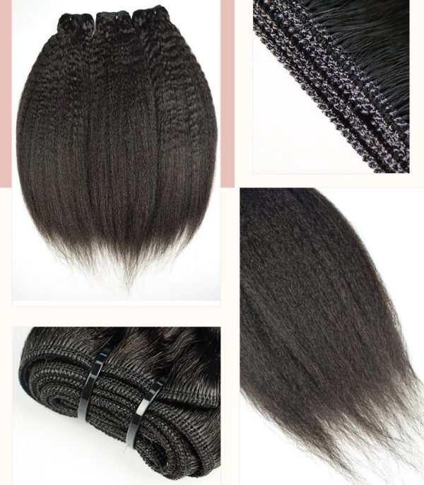 kinky Straight bundle human hair