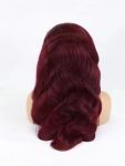 Brazilian 99J Burgundy Red Body Wave Wig 13*4 Lace Frontal