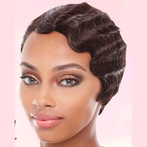 Short bob pixie cut human hair wig -WIG0116-4