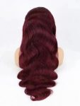 Brazilian 99J Burgundy Red Body Wave Wig 13*4 Lace Frontal