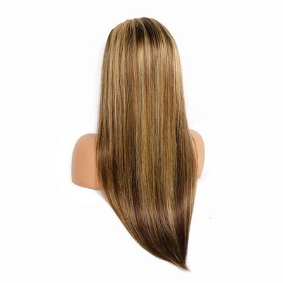 12A Piano Straight Wig with 4*4 Closure Lace 100% Human Hair