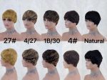 Human Hair Short Cut Pixie Wig Hot Sale Hight Quality