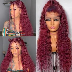 #99J Curly Wave Human Hair Wig