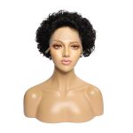 Frontal Lace 13*1 Short  Curly Human Hair