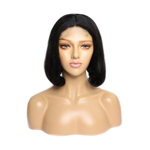 4*4 Lace Frontal T Part Bob Human Hair Wig