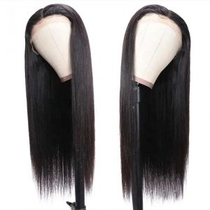 Human Hair Straight 13*4 Lace Front Wig