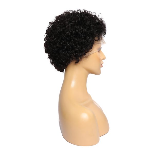 Frontal Lace 13*1 Short  Curly Human Hair